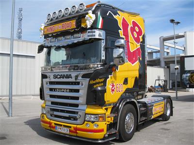 Sattelzugmaschine "Scania R620 V8 Showtruck", - Fahrzeuge und Technik