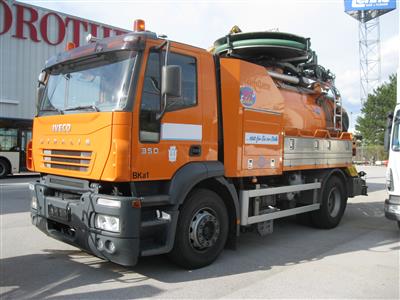 Kanalspül- und Saugfahrzeug "Iveco M/AD 190S35/P" mit Aufbau "Cappellotto", - Macchine e apparecchi tecnici