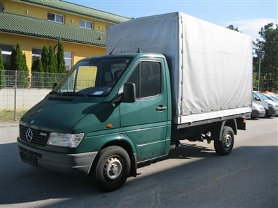 LKW "Mercedes-Benz Sprinter 310D 3.5t/3550 mm" mit Spriegel und Plane, - Fahrzeuge und Technik