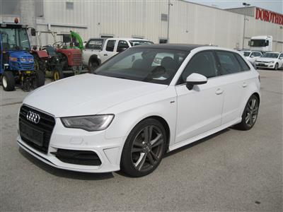 PKW "Audi A3 SB 1.8 TFSI quattro Sport S-tronic", - Macchine e apparecchi tecnici