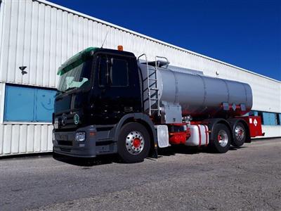 LKW "Mercedes-Benz Actros 2641 L/6 x 2 Halbautomatik (Euro3)" mit Siloaufbau "Schwingenschlögel", - Fahrzeuge und Technik