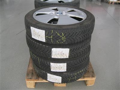 4 Winterkompletträder "Bridgestone Blizzak LM-500" auf Alufelgen, - Fahrzeuge und Technik