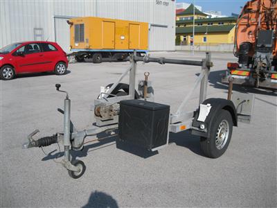 Einachsanhänger (Kabeltransportanhänger) "Hosp PKW 13KT", - Cars and vehicles