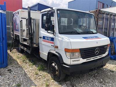 LKW "Mercedes-Benz Vario 818 D (Euro 5)" mit Saug-Druckaufbau "HMT", - Fahrzeuge und Technik