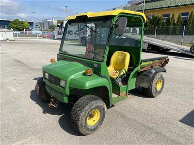 Elektrofahrzeug "John Deere Gator" mit Kabine "Walter Mauser" und Rückwärtskipper, - Fahrzeuge und Technik