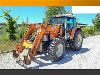 Traktor "Steyr 9086 AT 4 x 4 Kommunal" mit Hydrac Frontlader "RL1300K", - Fahrzeuge und Technik