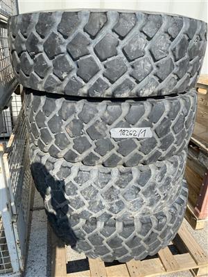 4 Reifen "Michelin XZL 365/85R20", - Fahrzeuge und Technik