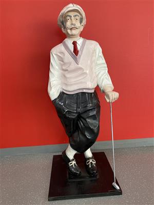 Statue "Golfspieler", - Cars and vehicles