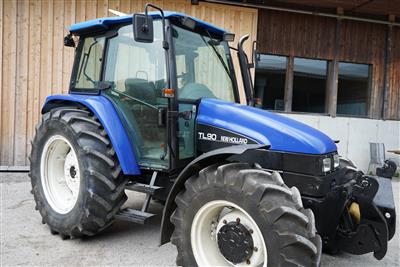 Traktor "New Holland TL90" mit Fronthydraulik, - Macchine e apparecchi tecnici