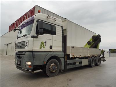 LKW "MAN TGA 26.480 6 x 6 H-BL" Pritsche mit Ladekran "Palfinger PK44002", - Motorová vozidla a technika