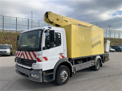 LKW "Mercedes-Benz Atego" mit Teleskop-Hubarbeitsbühne, - Motorová vozidla a technika