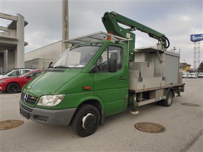 Selbstfahrende Arbeitsmaschine (Hubarbeitsbühne) "Mercedes-Benz Sprinter 411 CDI 4.6t/4025 mm", - Cars and vehicles