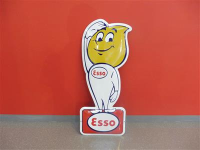 Werbeschild "Esso", - Fahrzeuge und Technik