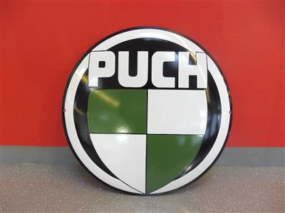 Werbeschild "Puch", - Cars and vehicles