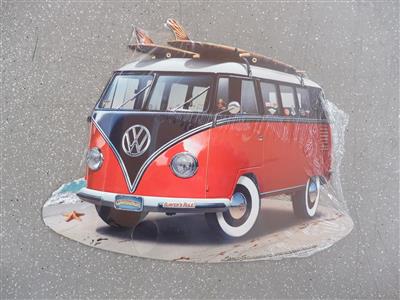 Werbeschild "VW Bulli", - Fahrzeuge und Technik