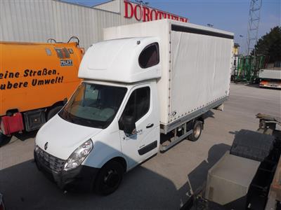 LKW "Renault Master 2.3 dCi 3.5t Pritsche" mit Spriegel und Plane, - Cars and vehicles