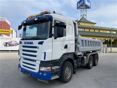 LKW "Scania R420 LB/6 x 4 HHA (Euro 4)" mit 3-Seitenkipper, - Fahrzeuge und Technik