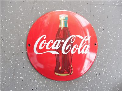 Werbeschild "Coca Cola", - Motorová vozidla a technika