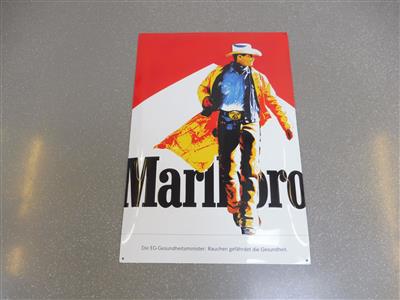Werbeschild "Marlboro", - Macchine e apparecchi tecnici