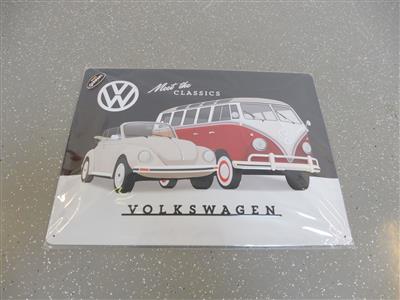 Werbeschild "VW Classics", - Motorová vozidla a technika