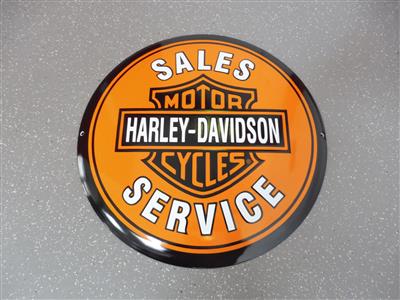 Werbeschild "Harley Davidson", - Macchine e apparecchi tecnici