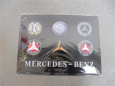 Werbeschild "Mercedes-Benz", - Motorová vozidla a technika