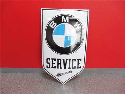 Werbeschild "BMW Service", - Fahrzeuge und Technik