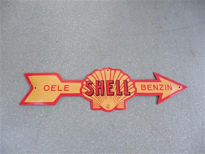Werbeschild "Shell Pfeil", - Macchine e apparecchi tecnici