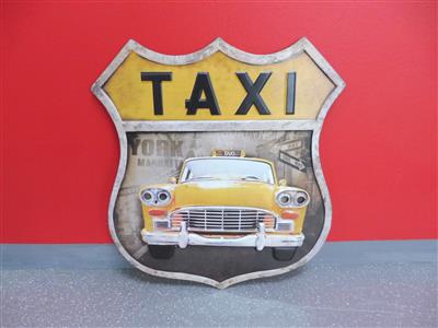 Werbeschild "Taxi", - Fahrzeuge und Technik