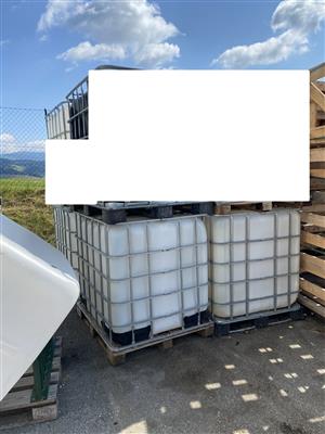 2 IBC-Container, - Fahrzeuge und Technik