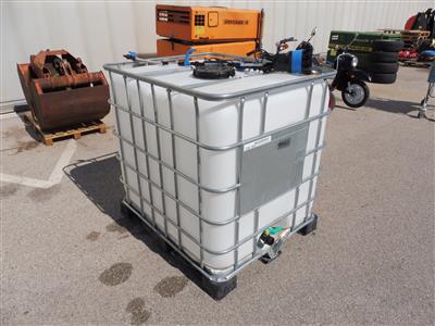 Palettentank 1000L und Tauchpumpe 220V, - Fahrzeuge und Technik