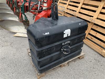 Traktor-Balastgewicht 1200kg, - Macchine e apparecchi tecnici