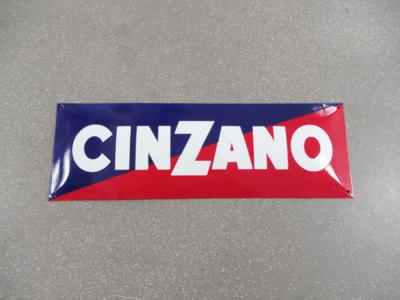 Werbeschild "Cinzano", - Macchine e apparecchi tecnici