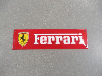 Werbeschild "Ferrari", - Cars and vehicles