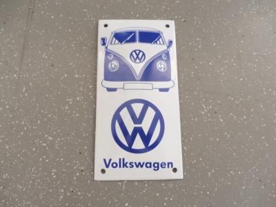Werbeschild "Volkswagen", - Cars and vehicles