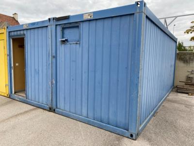 Doppel-Mannschaftscontainer 20 Fuß, - Fahrzeuge und Technik