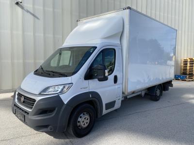 LKW "Fiat Ducato 35 Maxi L4 150" mit Kofferaufbau und Ladebordwand "Palfinger MBB C750S", - Motorová vozidla a technika