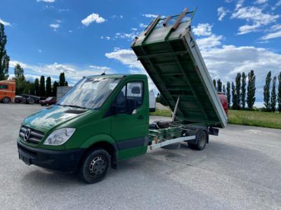 LKW "Mercedes-Benz Sprinter 516 CDI" mit 3-Seitenkipper, - Fahrzeuge und Technik