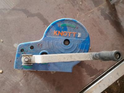 Mechanische Seilwinde "Knott", - Fahrzeuge und Technik