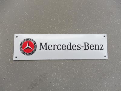 Werbeschild "Mercedes", - Macchine e apparecchi tecnici