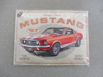 Werbeschild "Mustang", - Macchine e apparecchi tecnici