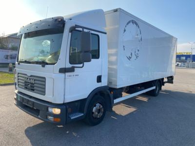 LKW "MAN TGL 8.180 4 x 2 BL (Euro 4)" mit Kofferaufbau und Ladebordwand, - Fahrzeuge und Technik