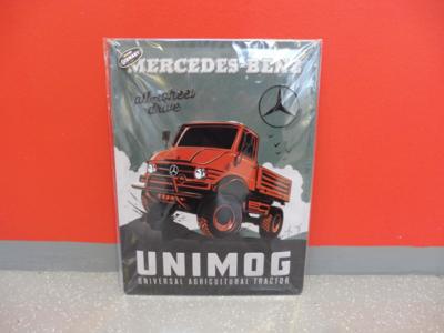 Werbeschild "Unimog", - Cars and vehicles
