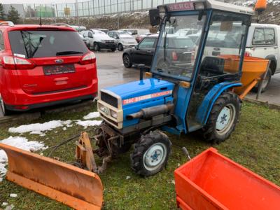 Kleintraktor "Berger Trac D185" mit Schneeschild und Heckstreuer, - Motorová vozidla a technika