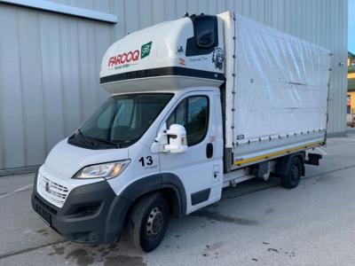 LKW "Fiat Ducato Maxi 130 Multijet 2.3 Pritsche" mit Plane und Ladebordwand, - Motorová vozidla a technika