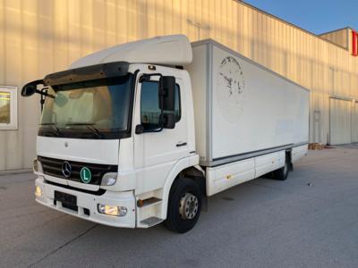 Mercedes-Benz Atego 1229L (Euro 4)" mit Kofferaufbau und Ladebordwand, - Fahrzeuge und Technik