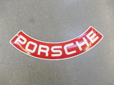 Werbeschild "Porsche", - Motorová vozidla a technika