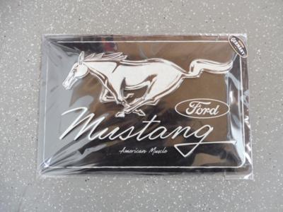 Werbeschild "Ford Mustang", - Cars and vehicles