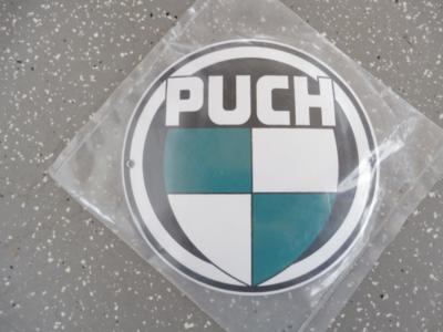 Werbeschild "Puch", - Motorová vozidla a technika