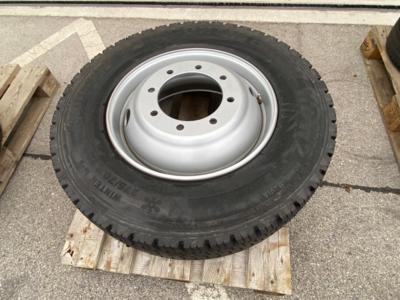 1 LKW-Komplettrad "Continental HDW2 Scandinavia M+S 275/70 R22.5", - Cars and vehicles